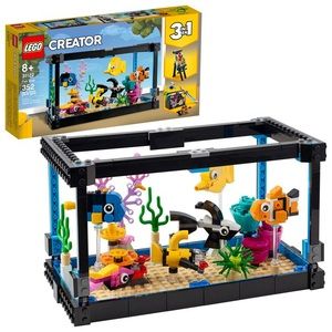LEGO Creator 3 In 1 Fish Tank Easel Treasure Chest 31122 Building Toy 352 pieces